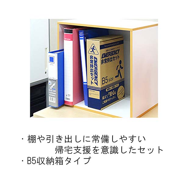 B5収納箱入り 非常用防災セット 12点入り