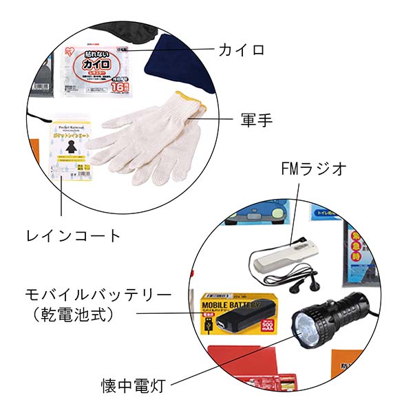 ショルダーバッグ入り 非常用防災セット 24点入り