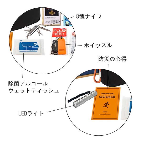 B5収納箱入り エマージェンシー防災セット 10点入り