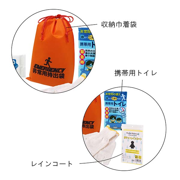 コンパクト防災セット 7点入り