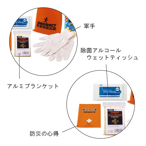 コンパクト防災セット 7点入り