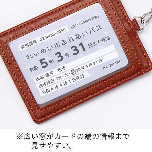レイメイ藤井 両面パスケース ワイドタイプ