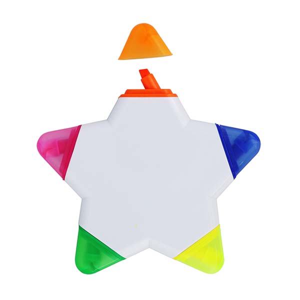 星型 5色マーカーペン