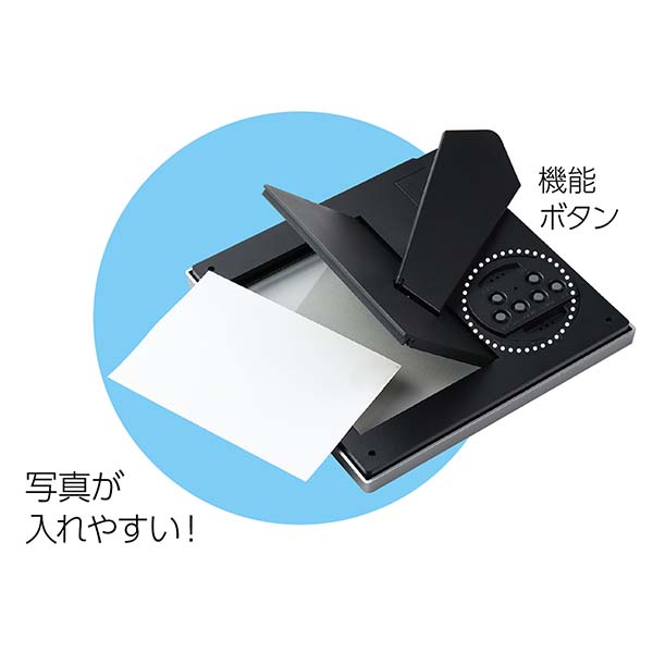 2WAYフォトフレームクロック（L判対応）