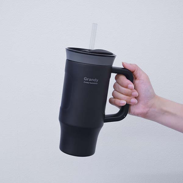 パール金属 グランディ 2WAYステンレスタンブラー 600ml