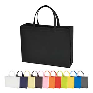 不織布バッグ 75g 横型A4サイズ スクエアトートバッグ