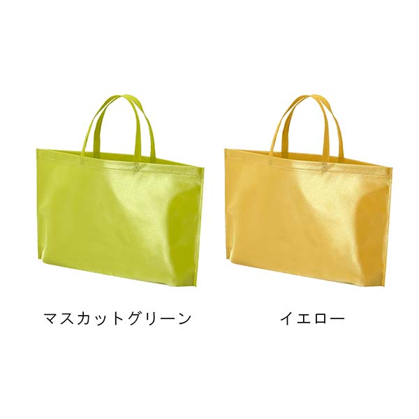 不織布ラミバッグ 横型A4サイズ 底マチ
