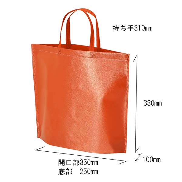 不織布ラミバッグ Sサイズ 底マチ