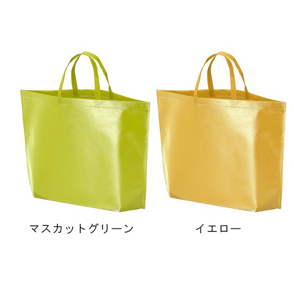 不織布ラミバッグ Lサイズ 底マチ