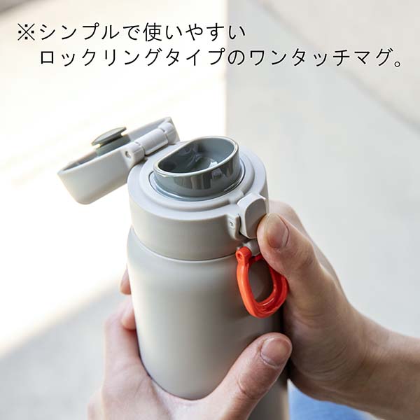 ピーコック ワンタッチ式 ステンレスボトル 500ml AET-50