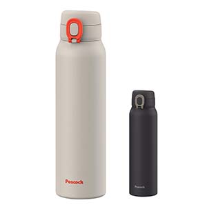 ピーコック ワンタッチ式 ステンレスボトル 1000ml AET-100