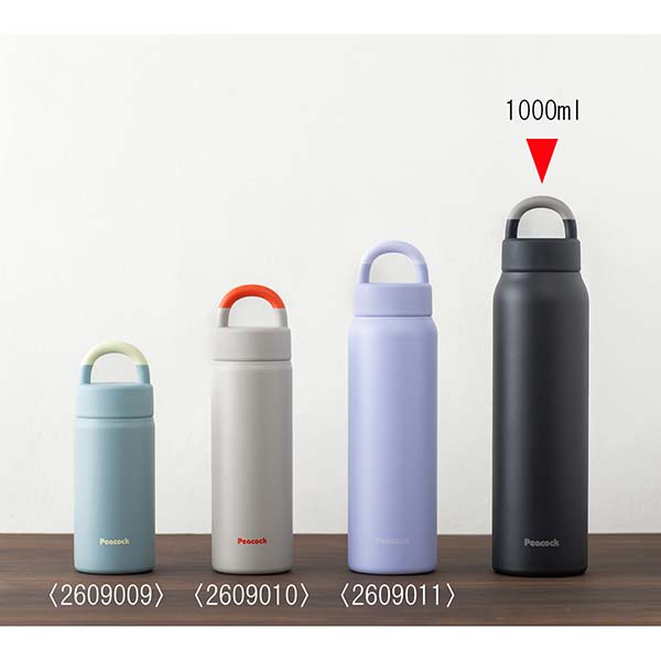 ピーコック ハンドル付きステンレスボトル 1000ml AEZ-100