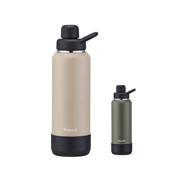 ピーコック 保冷専用 炭酸飲料対応ステンレスボトル 1000ml AJL-R100