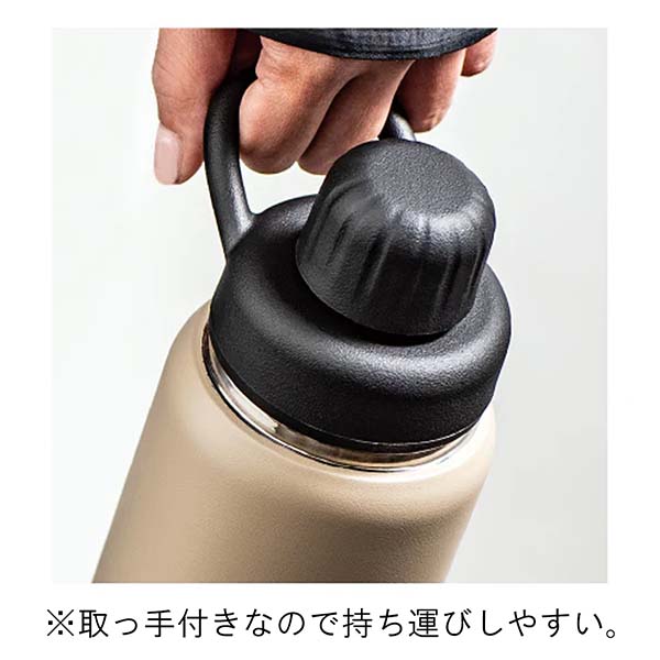 ピーコック 保冷専用 炭酸飲料対応ステンレスボトル 1000ml AJL-R100