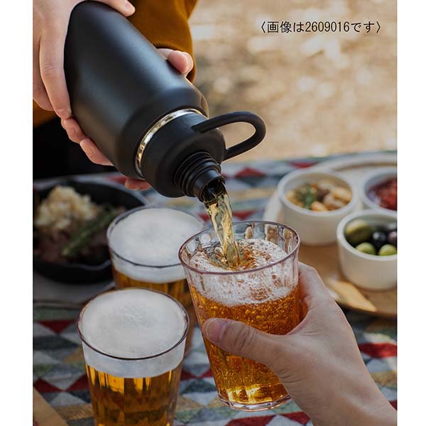 ピーコック 保冷専用 炭酸飲料対応ステンレスボトル 1000ml AJL-R100
