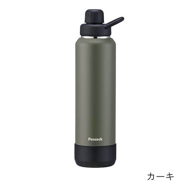 ピーコック 保冷専用 炭酸飲料対応ステンレスボトル 1200ml AJL-R120