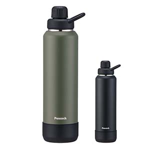 ピーコック 保冷専用 炭酸飲料対応ステンレスボトル 1200ml AJL-R120