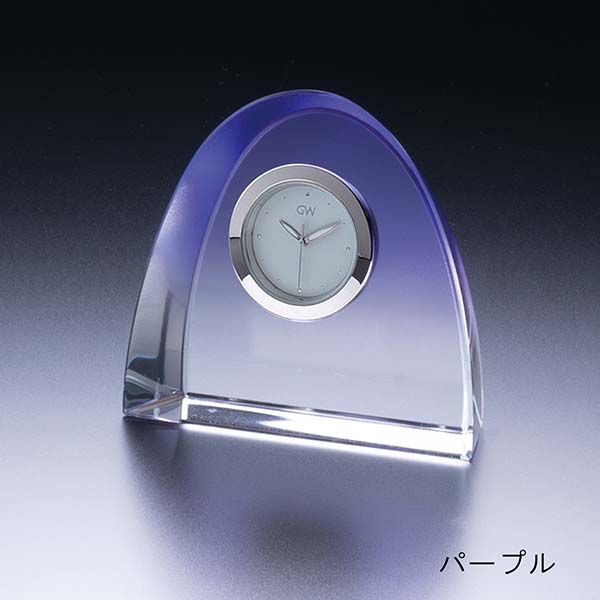 NARUMI グラスワークス アーチクロックM（カラー）
