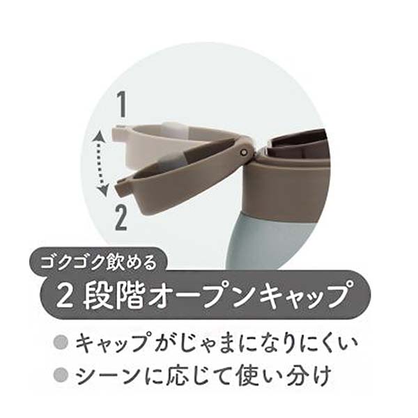 エアリーナ ワンタッチステンレスボトル 500ml