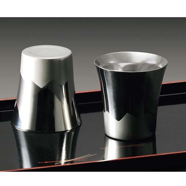 【Made in 燕】サエ 富士山 二重構造タンブラー 260ml 2個セット