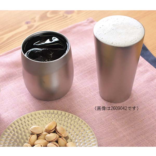 【Made in 燕】チタン製 二重構造ロックカップ 霞 250ml 木箱入り