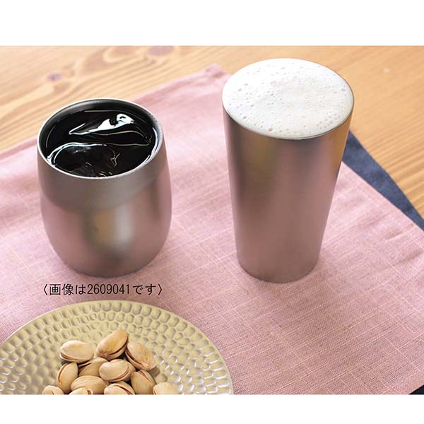 【Made in 燕】チタン製 二重構造タンブラー 霞 240ml 木箱入り