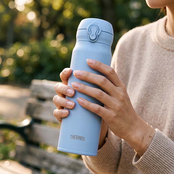 サーモス 真空断熱ケータイマグ ワンタッチステンレスボトル 600ml JNL-S601