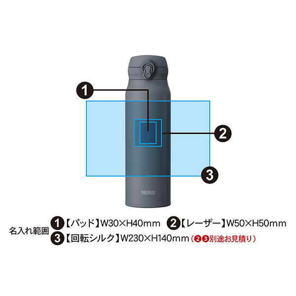 サーモス 真空断熱ケータイマグ ワンタッチステンレスボトル 1000ml JNL-S1001