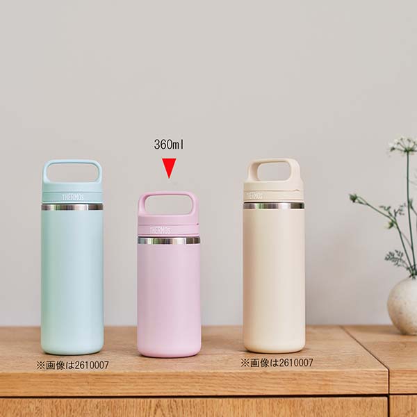 サーモス 真空断熱ケータイマグ キャリーハンドル付ステンレスボトル 360ml JOX-360