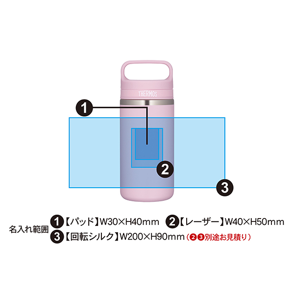 サーモス 真空断熱ケータイマグ キャリーハンドル付ステンレスボトル 360ml JOX-360