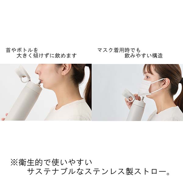 タイガー 保冷専用 真空断熱ステンレス製ストローボトル 880ml MTS-W088