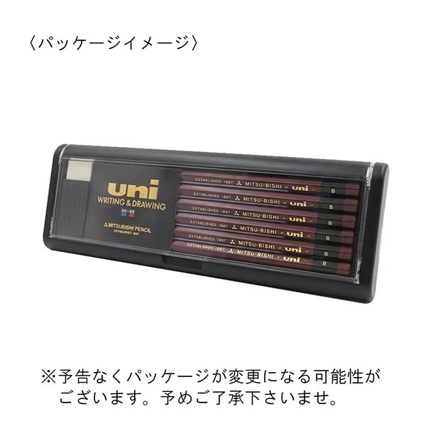 三菱鉛筆 ユニ 6角軸鉛筆12本セット