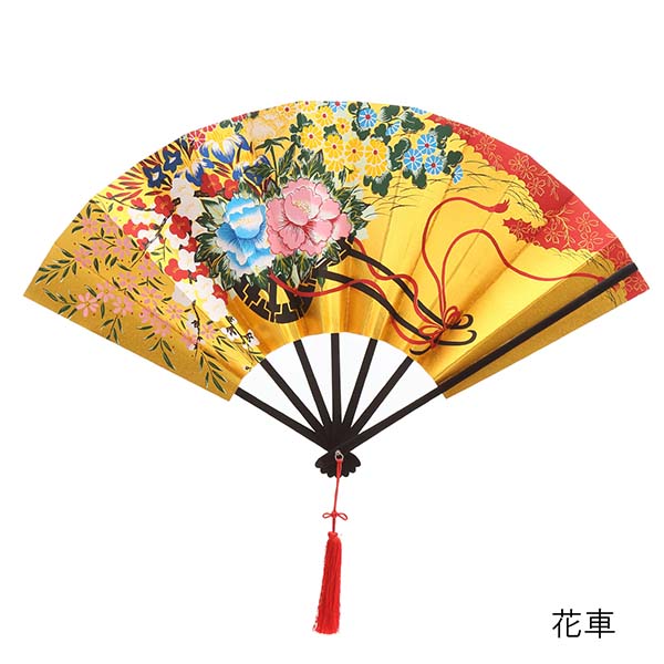 金箔地黒骨 金箔地黒骨 9寸7間