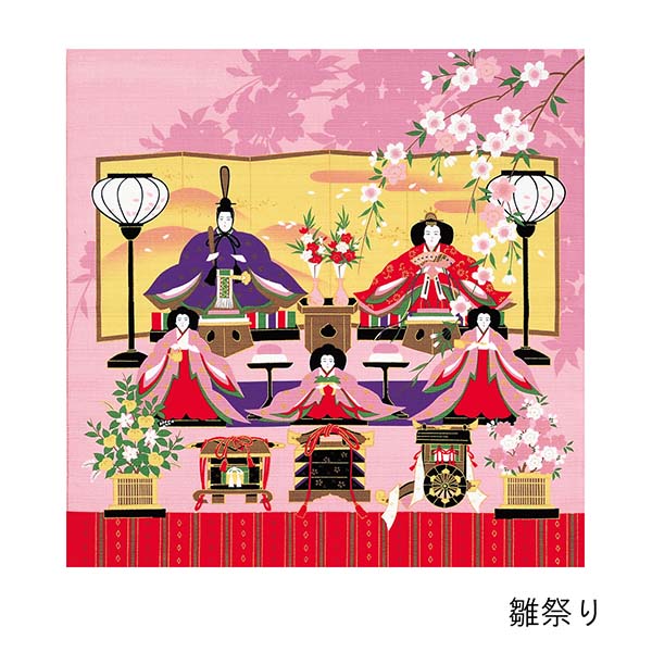 彩時記 綿中巾風呂敷 尺三巾（W500×H500mm）